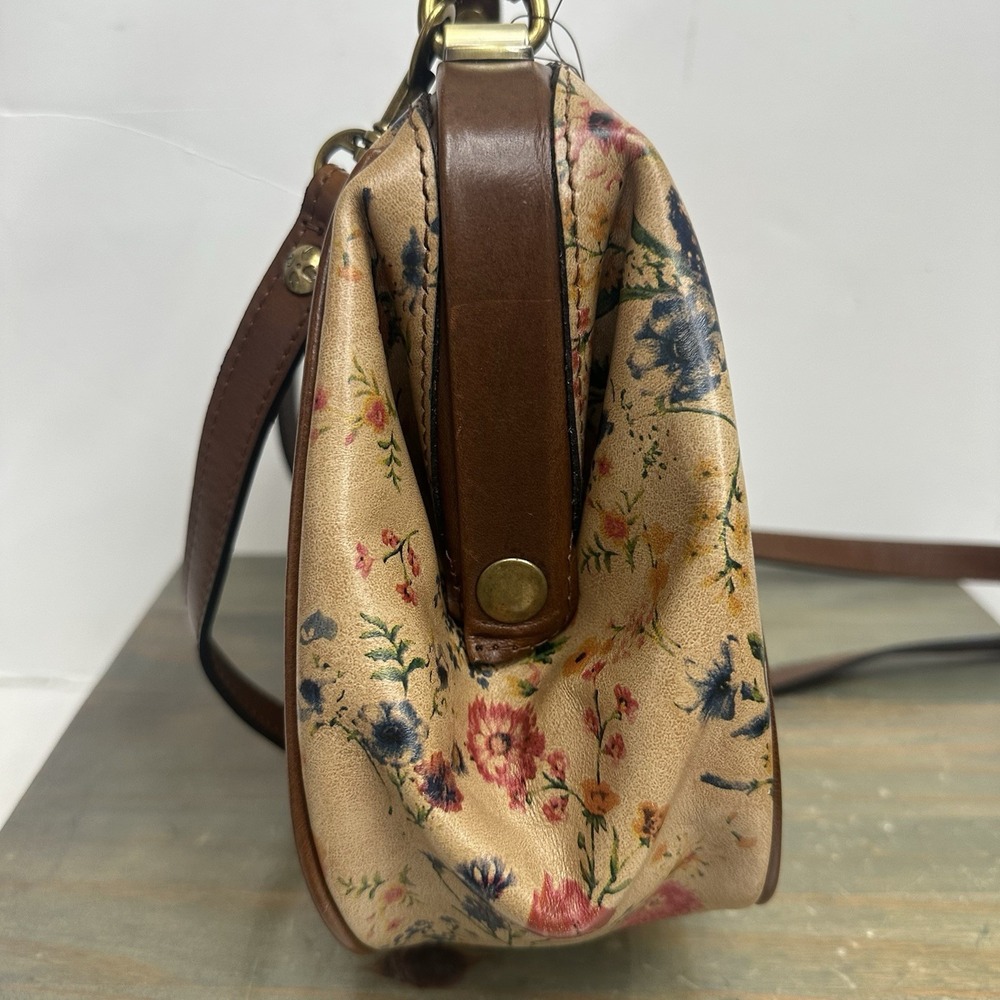 New Patricia‎ Nash Prairie Rose Gracchi Crossbody Satchel Bag Leather NWT - Picture 14 of 16